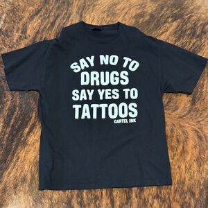 Cartel Ink Black Graphic T-Shirt